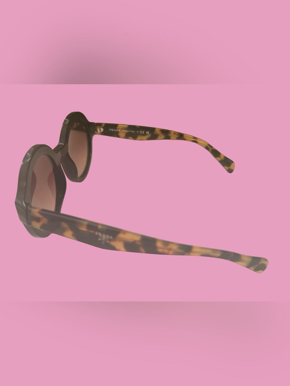 PRADA Men’s Round Black Women's Sunglasses - Unbranded - Picture 4 of 9